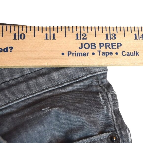 Current Elliott Women's Distressed Skinny Jeans Size 24 Gray Mid-Rise Denim Pant - Picture 6 of 9